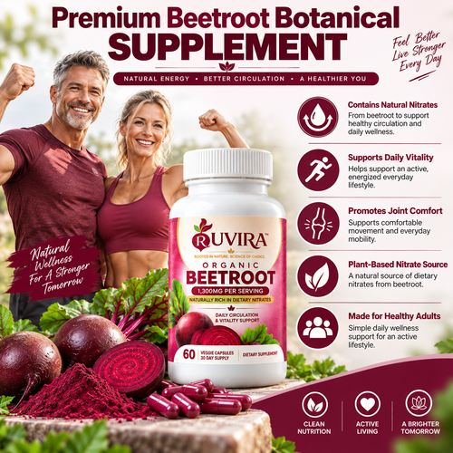Ruvira™- Beetroot Vitality & Circulation Formula
