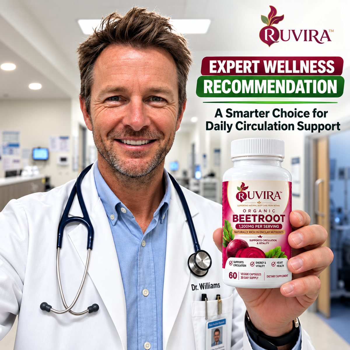 Ruvira™- Beetroot Vitality & Circulation Formula