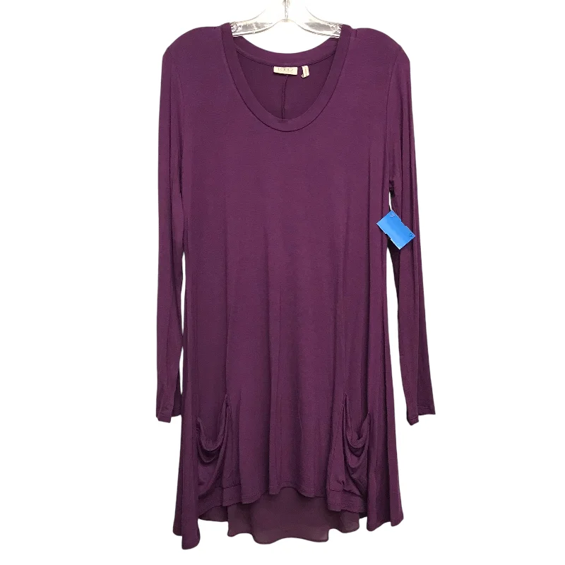 women's tops for those who seek both style and comfortTop Ls By Logo In Purple, Size:S