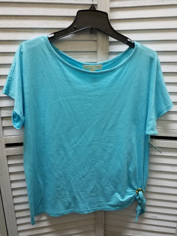 women's T-shirts for everyday wearTop Short Sleeve By Michael Kors  Size: L