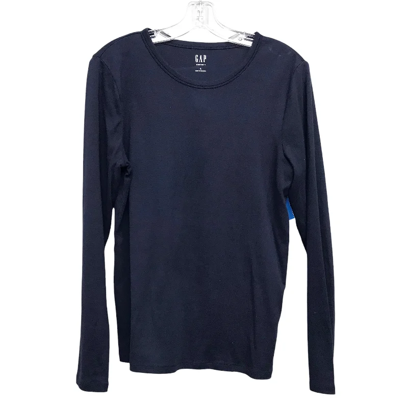 women's tops for fashion-conscious professionalsTop Ls Basic By Gap In Navy, Size:L