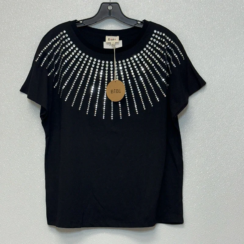 women's T-shirts with limited-edition designsTop Short Sleeve By Bibi  Size: M