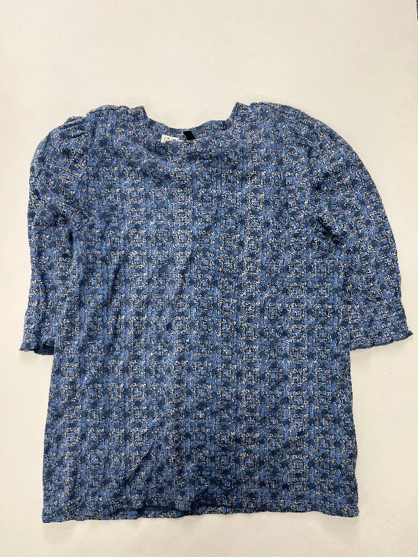 women's T-shirts with sheer sleevesTop Short Sleeve By Lucky Brand  Size: L