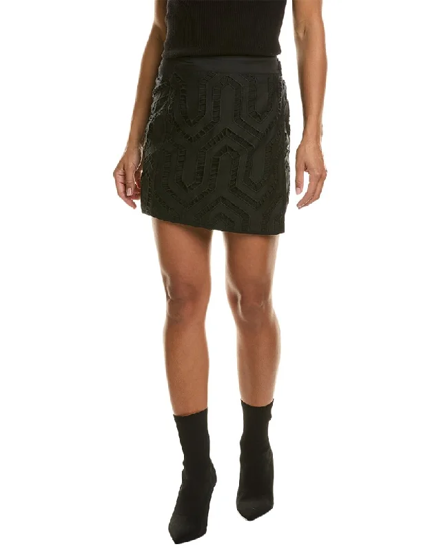 women's linen skirtsALLISON Diamond Wrap Mini Skirt