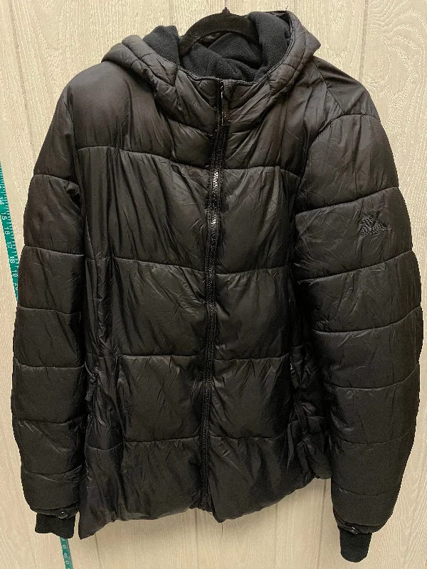 women's coats for countryside strollsCoat Puffer & Quilted By Zero Xposure In Black, Size: 2x