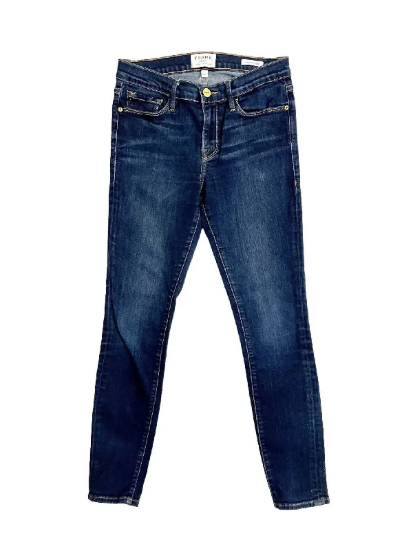 women's denim jeans for a stylish outfitLe Skinny De Jeanne Dame Jeans In Blue