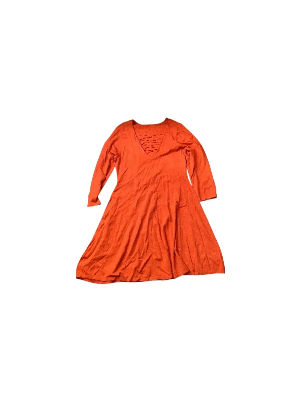 women's luxury dressesDress Casual Midi By Torrid In Orange, Size: 2x