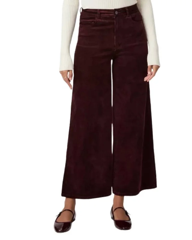 women's high-ankle denim jeansHarper Ankle Jeans In Dark Oxblood