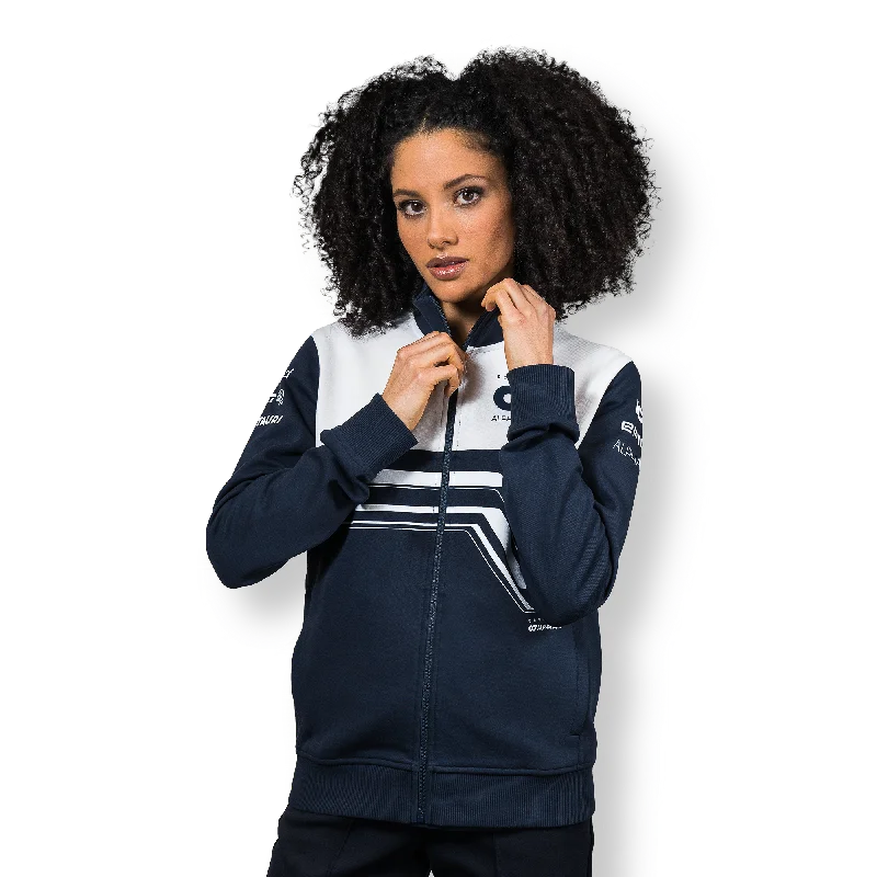 women's coats that offer both functionality and fashion-forward flairScuderia AlphaTauri Women's Official Teamline Sweat Jacket