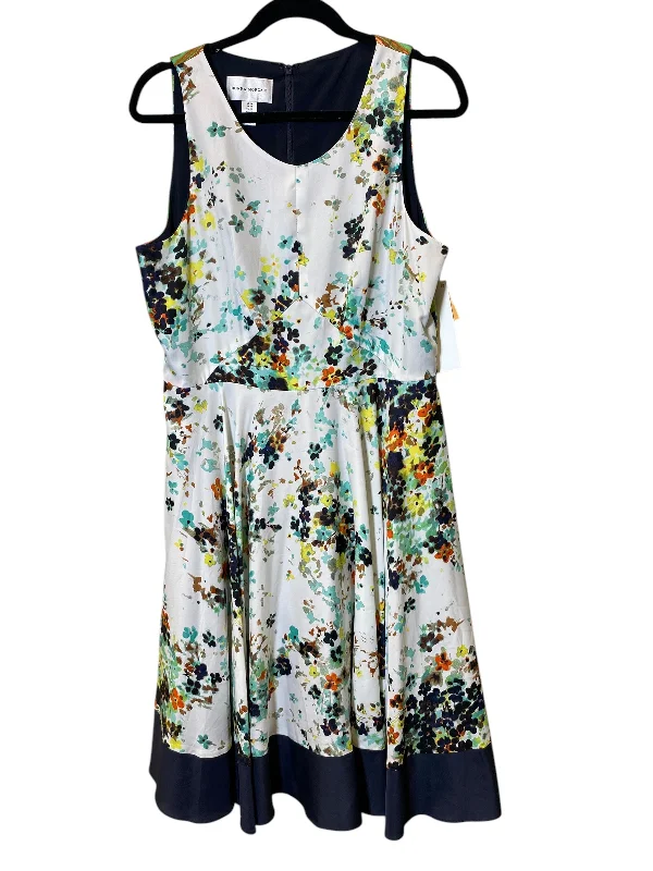 women's petite dressesDress Casual Midi By Donna Morgan In Multi-colored, Size: L