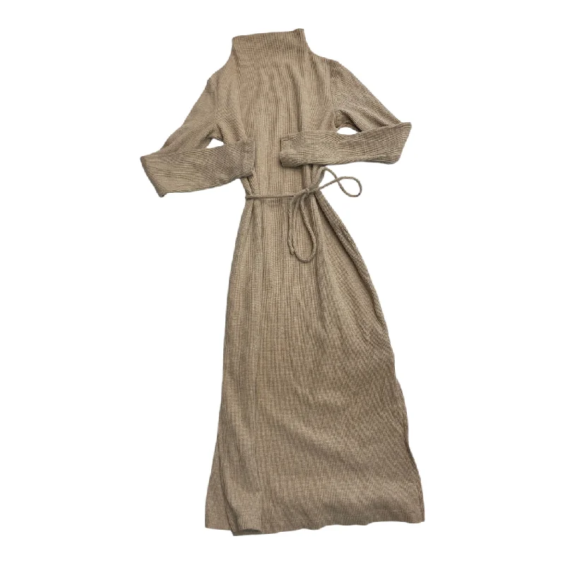 women's minimalist dressesDress Casual Midi By A New Day In Tan, Size: S