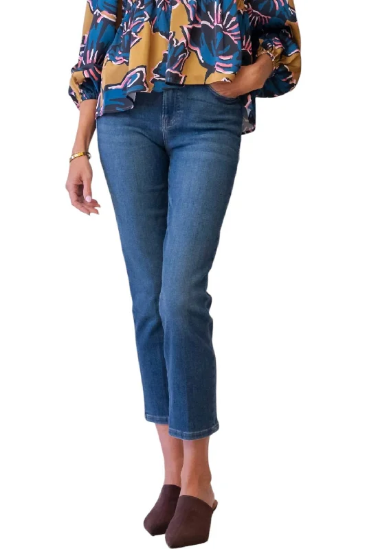 women's denim jeans with pocketsLe High Straight Jeans In Bestia