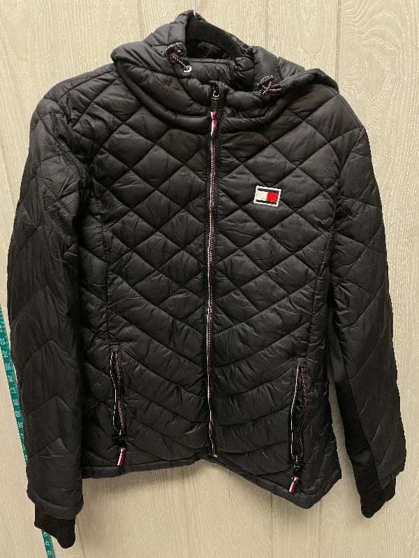 women's bomber jackets and coatsCoat Puffer & Quilted By Tommy Hilfiger In Black, Size: Xl