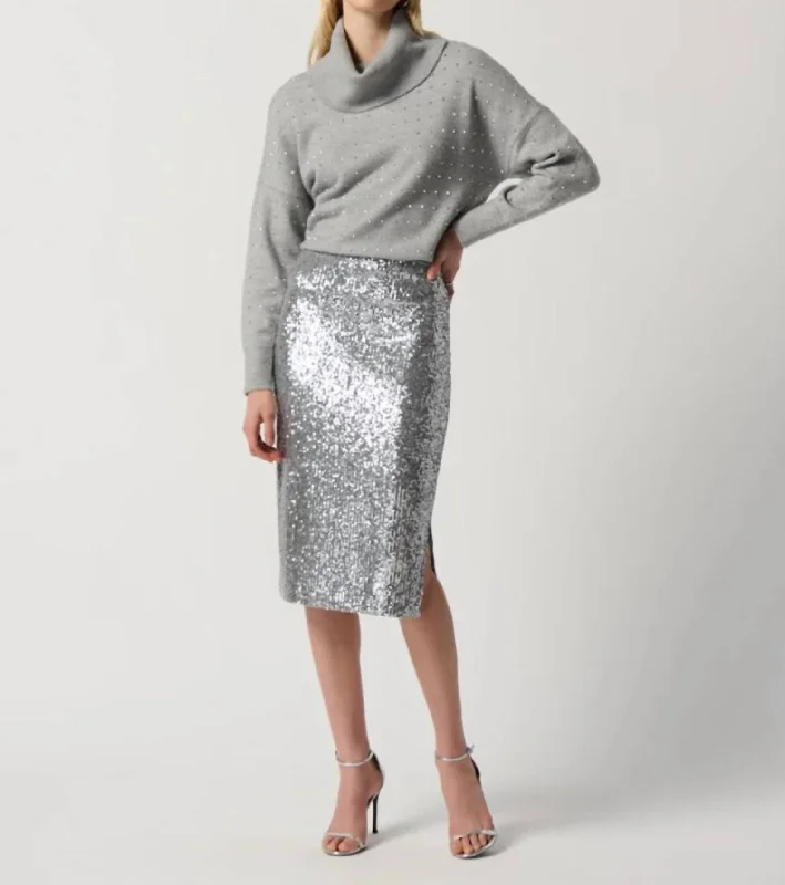 women's floral skirtsSilver Sequins Shirt