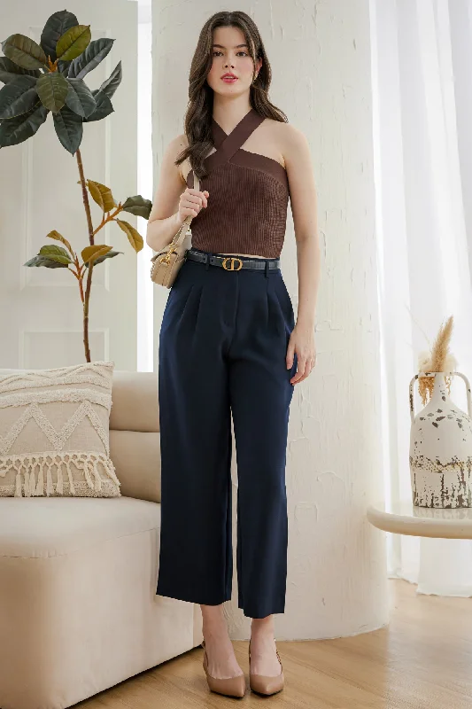 women's retro denim skirtsTimeless Culottes Pants in Navy