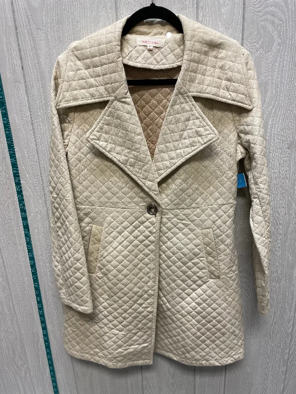 women's coats for fall and winter transitionsCoat Puffer & Quilted By Solitaire In Tan, Size: L