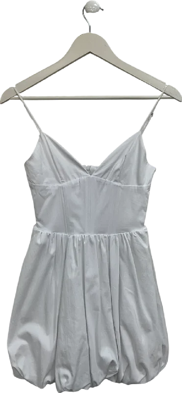 women's vacation dressesZARA White Strappy Mini Dress UK XS