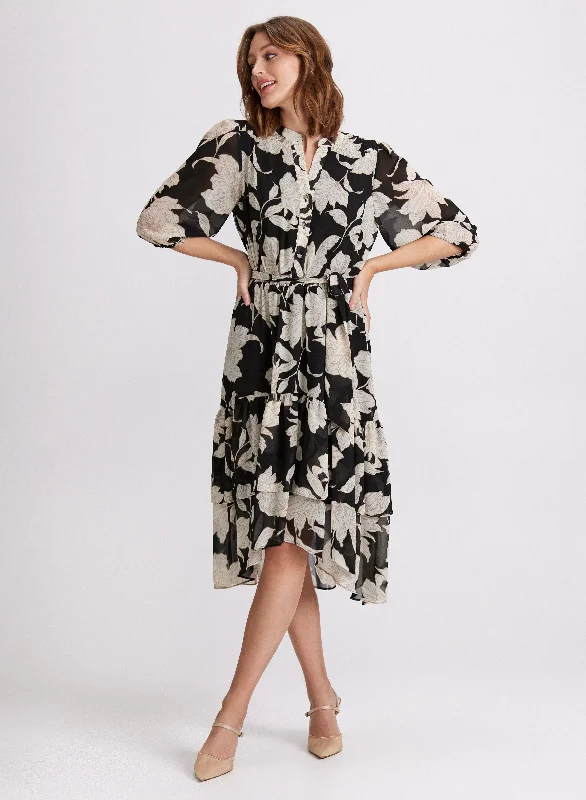 women's eco-friendly dressesFloral Midi Dress