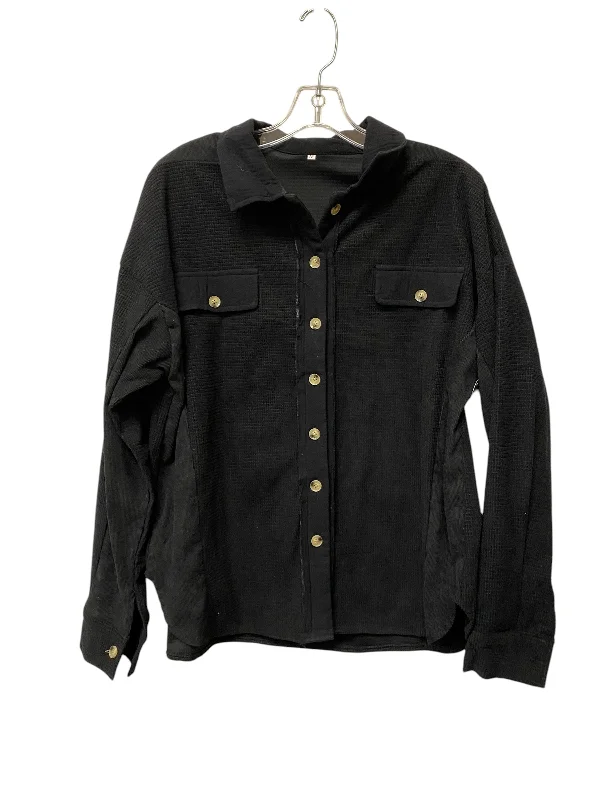 lightweight women's coatsJacket Shirt By Clothes Mentor In Black, Size: M