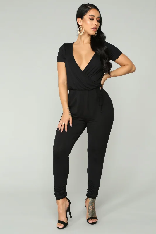 women's jumpsuits for stylish and functional fashionLeah Jumpsuit - Black