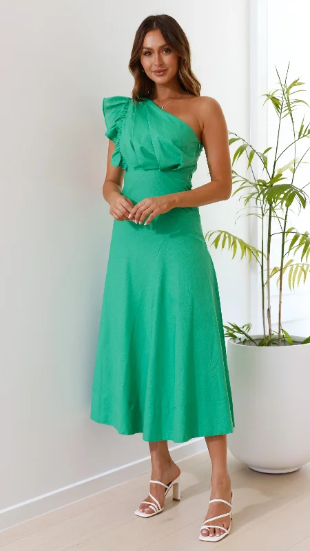 women's beach dressesStassie Midi Dress - Green