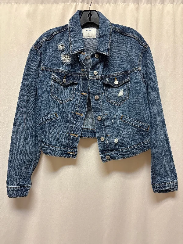 women's duffle coatsJacket Denim By Old Navy In Blue Denim, Size: S