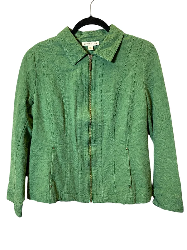 women's shearling coatsJacket Other By Coldwater Creek In Green, Size: L