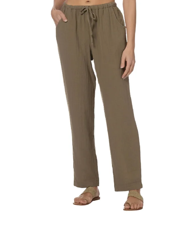 women's cotton pantsBrinkley Pant In Old Sage