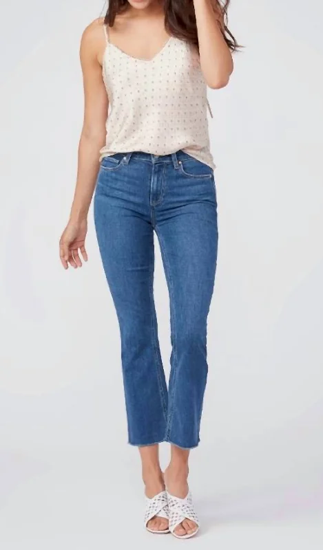 women's chic pantsColette Crop Flare Denim Jeans In Wonderwall