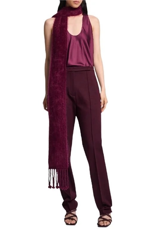 women's relaxed-fit pantsEmotional Essence Pants In Dark Burgundy