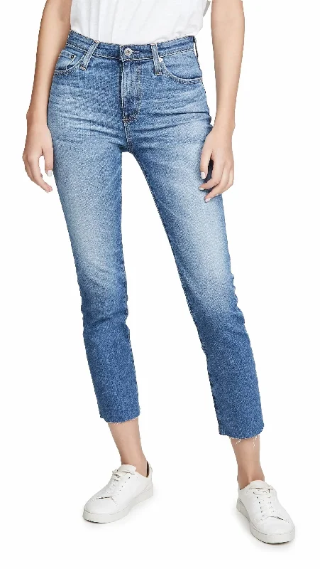 women's high-performance pantsIsabelle High Rise Straight Crop Jeans In 20 Year Duplicity