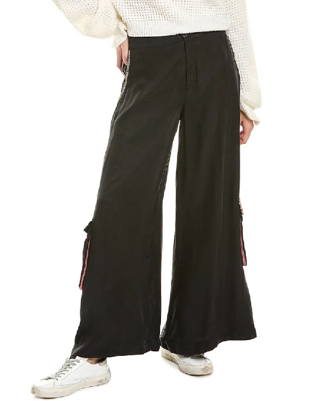 women's wool pantsJohnny Was Clementine Palazzo Cargo Pant