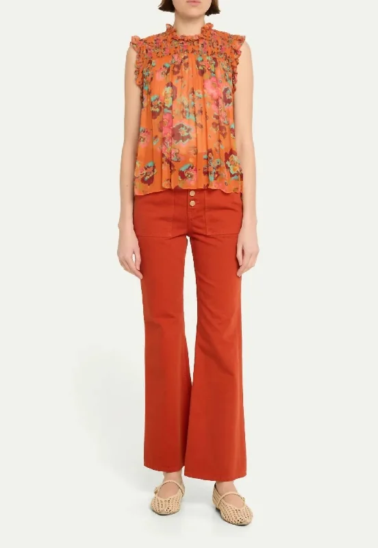 women's skinny pantsLou Jeans In Red Ochre