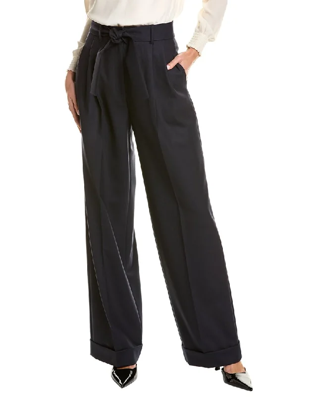 women's designer pantsPiazza Sempione Wool-Blend Pant