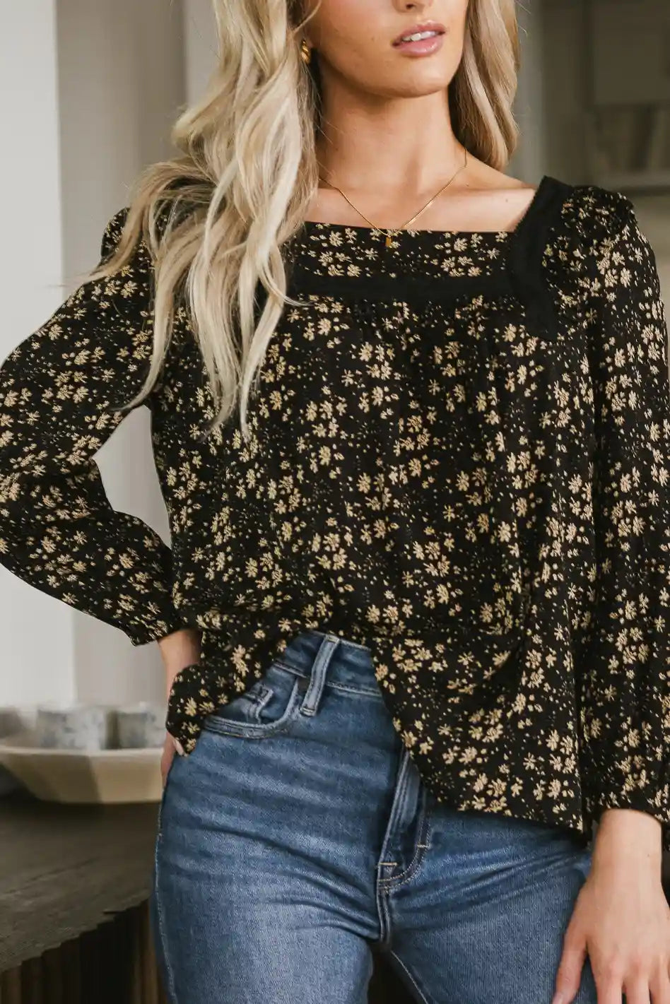 women's wrap dressesAngela Floral Blouse - FINAL SALE