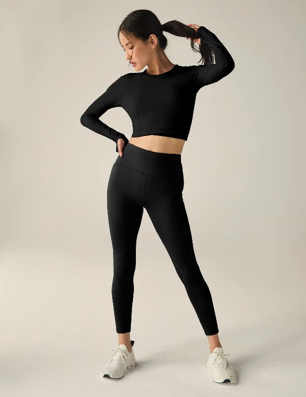 women's midi dressesPOWERBEYOND™ Lite Airshield Long Sleeve Cropped Top