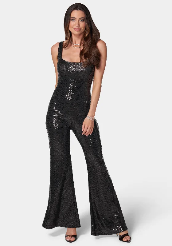 women's wedding guest dressesStretch Sequin Catsuit