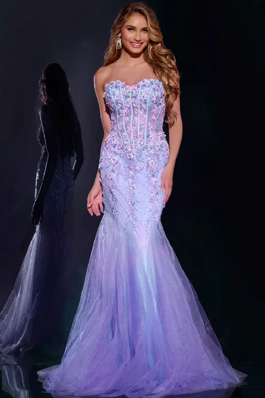 women's pastel dressesJovani 44211 Long Mermaid Formal Prom Dress