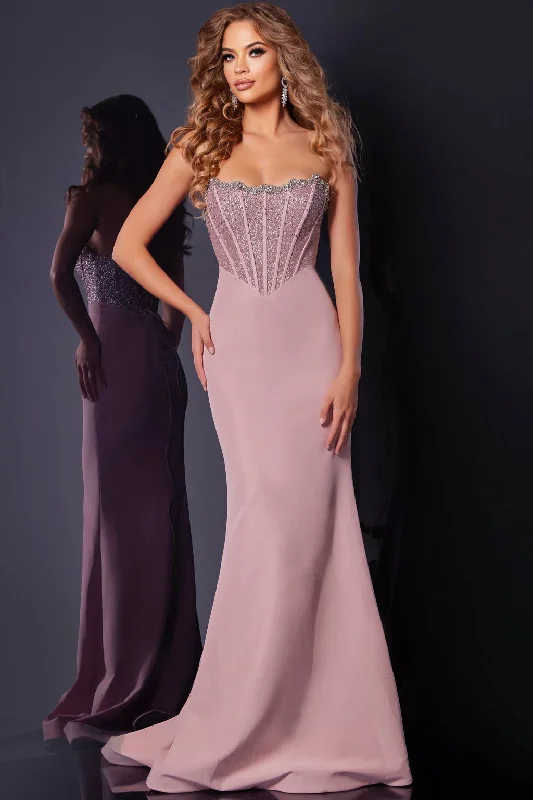 women's ball gown dressesJovani D5310 Beaded Long Corset Formal Prom Dress