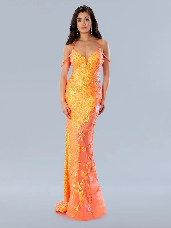 women's fair-trade dressesStella Couture 24153 Prom Long Formal Sequin Dress