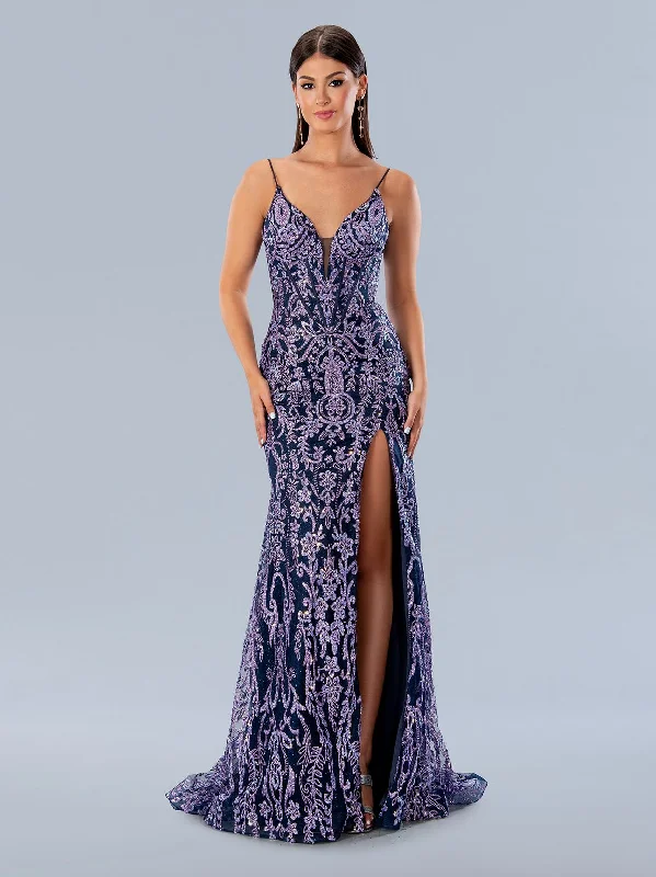 women's luxury dressesStella Couture 24168 Prom Long Glitter Formal Dress