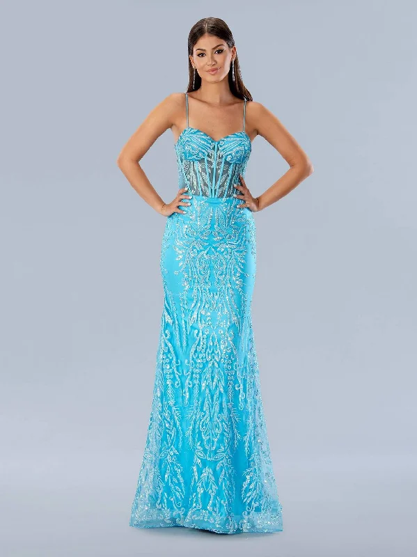 women's designer dressesStella Couture 24170 Long Beaded Formal Prom Dress