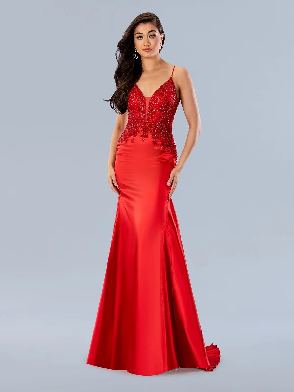 women's machine-washable dressesStella Couture 24174 Long Formal Prom Beaded Dress