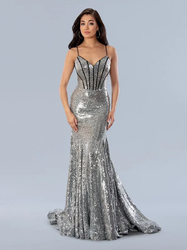 women's limited-edition dressesStella Couture 24202 Long Formal Sequin Prom Dress